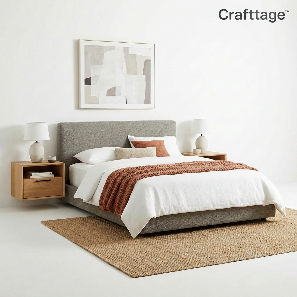Upholstered Platform Bed