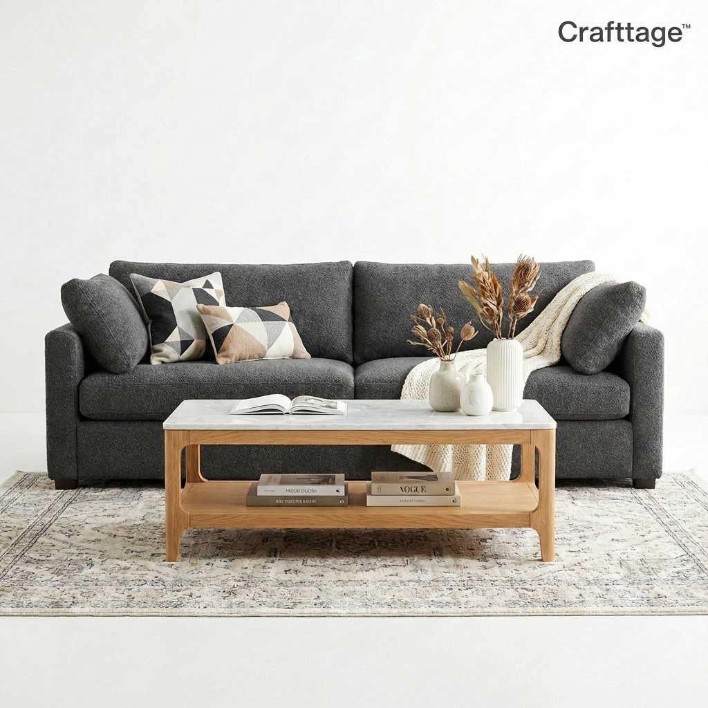 Dual-Layer Coffee Table